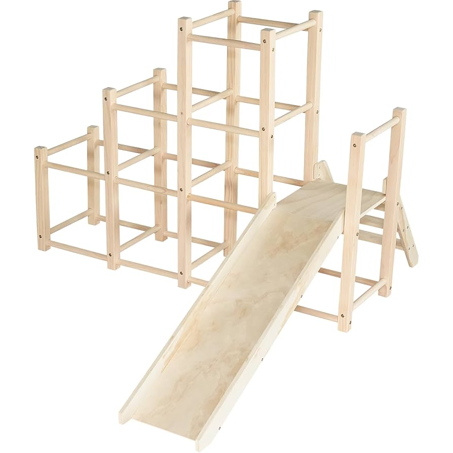 【Riiii様】木製 大型遊具 ジャングルジム 子供用アスレチック ベビージム ジャングルジム 室内 屋外 大型遊具 Climbing Tower 室内ジム